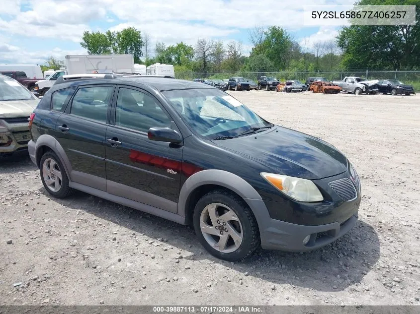 5Y2SL65867Z406257 2007 Pontiac Vibe