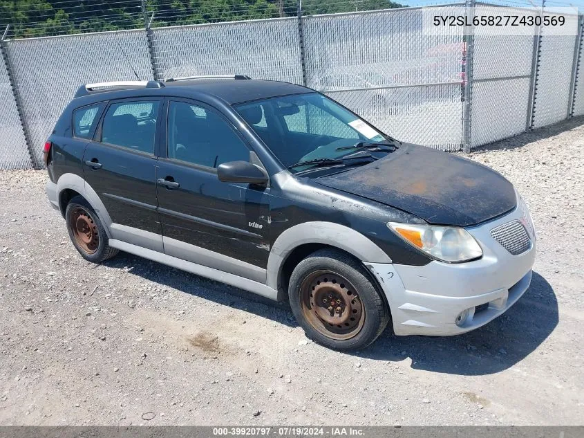 5Y2SL65827Z430569 2007 Pontiac Vibe