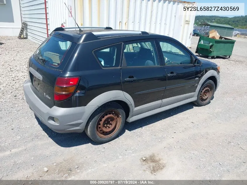 5Y2SL65827Z430569 2007 Pontiac Vibe