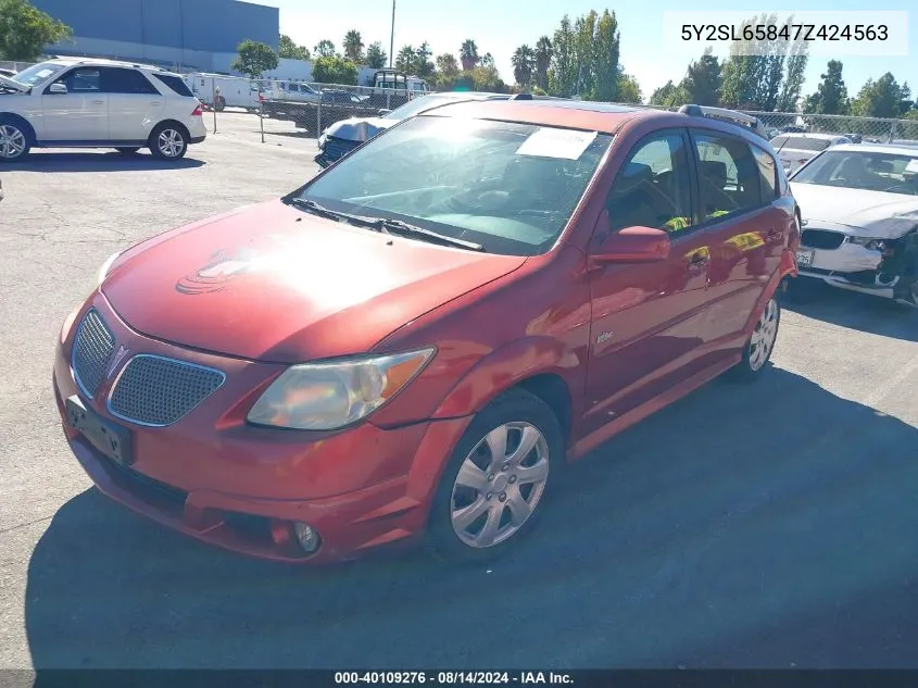 5Y2SL65847Z424563 2007 Pontiac Vibe