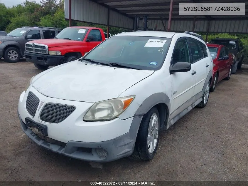 5Y2SL65817Z428036 2007 Pontiac Vibe