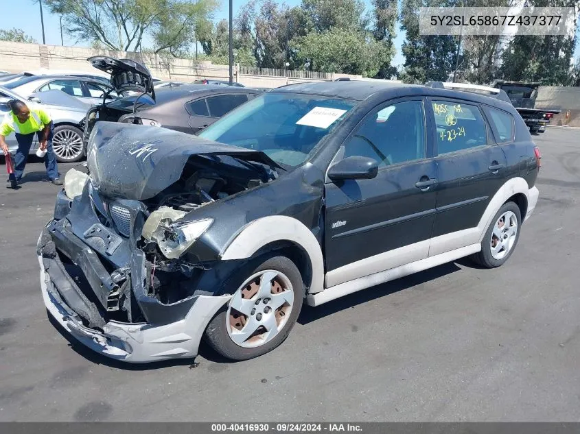 5Y2SL65867Z437377 2007 Pontiac Vibe