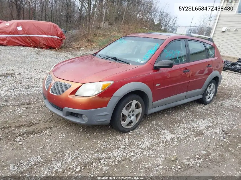 5Y2SL65847Z438480 2007 Pontiac Vibe