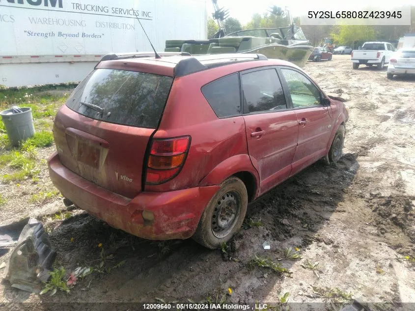 5Y2SL65808Z423945 2008 Pontiac Vibe