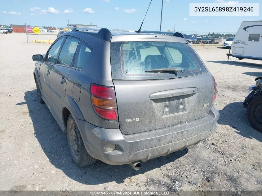 5Y2SL65898Z419246 2008 Pontiac Vibe