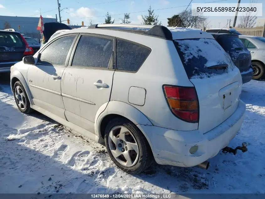 5Y2SL65898Z423040 2008 Pontiac Vibe