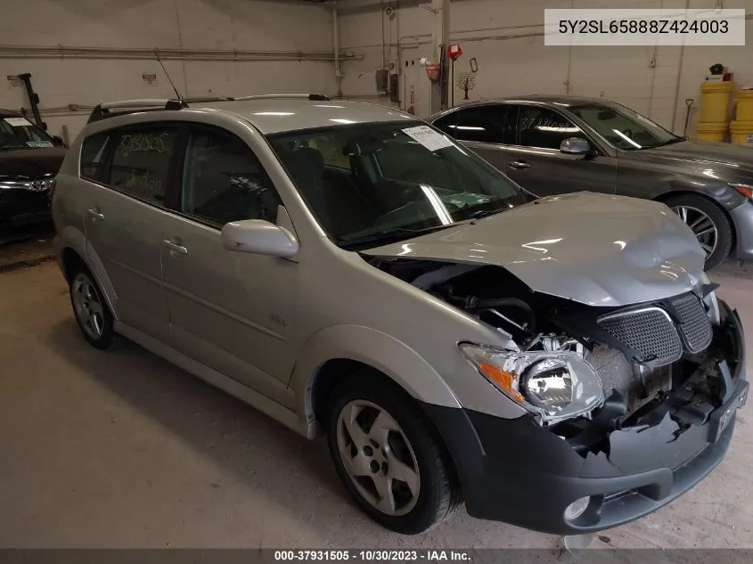 5Y2SL65888Z424003 2008 Pontiac Vibe