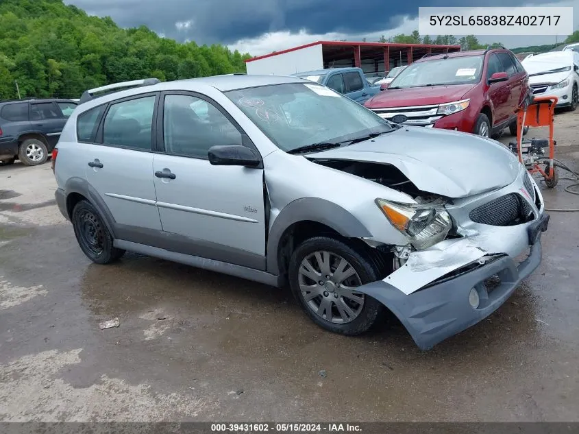 5Y2SL65838Z402717 2008 Pontiac Vibe