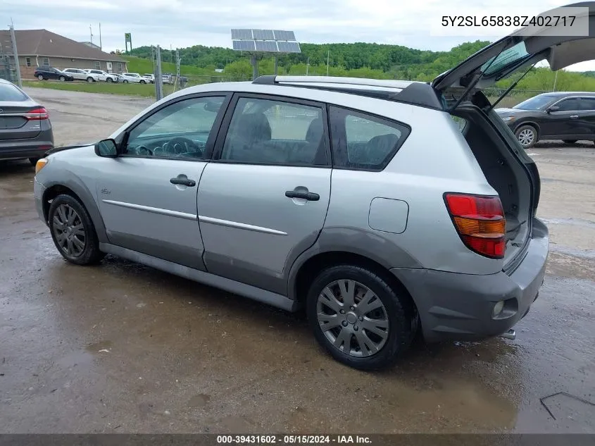 5Y2SL65838Z402717 2008 Pontiac Vibe