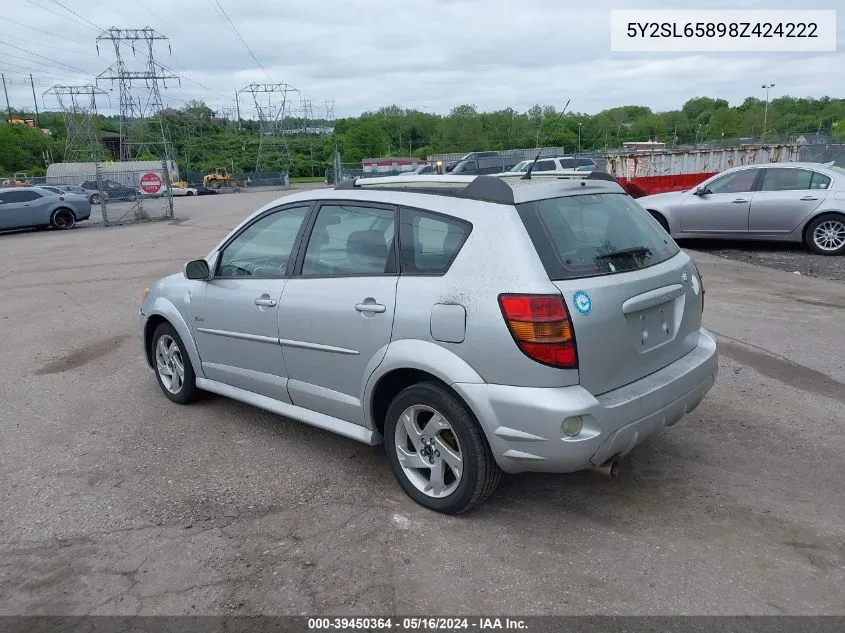 5Y2SL65898Z424222 2008 Pontiac Vibe