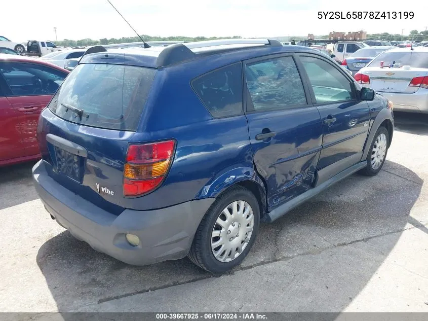 5Y2SL65878Z413199 2008 Pontiac Vibe