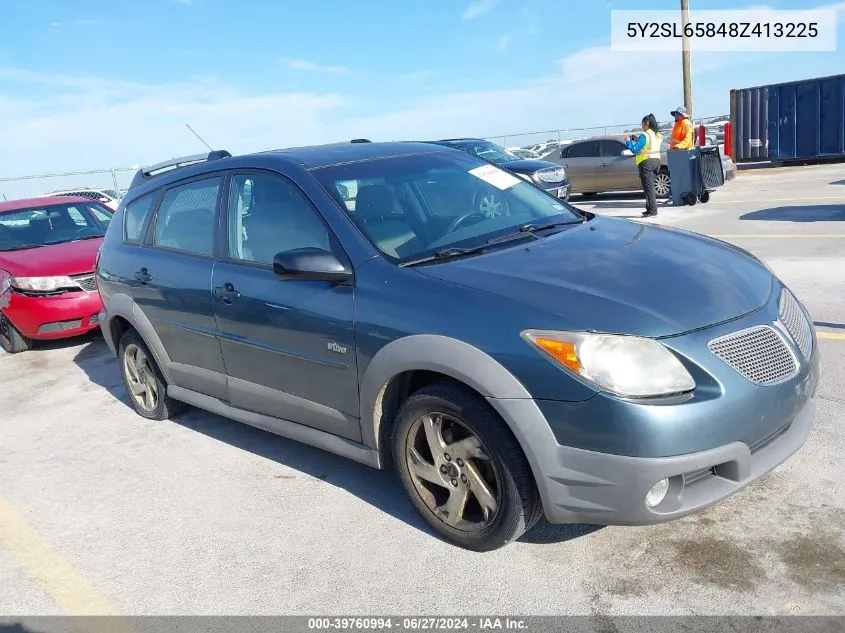 2008 Pontiac Vibe VIN: 5Y2SL65848Z413225 Lot: 39760994