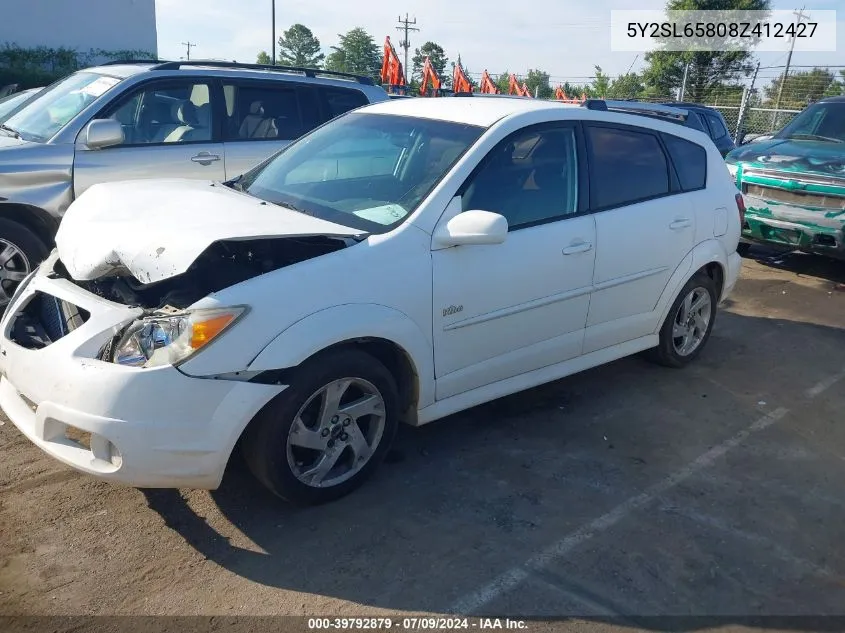 5Y2SL65808Z412427 2008 Pontiac Vibe