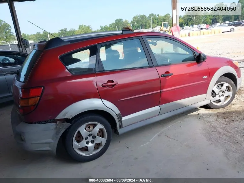 5Y2SL65858Z404050 2008 Pontiac Vibe