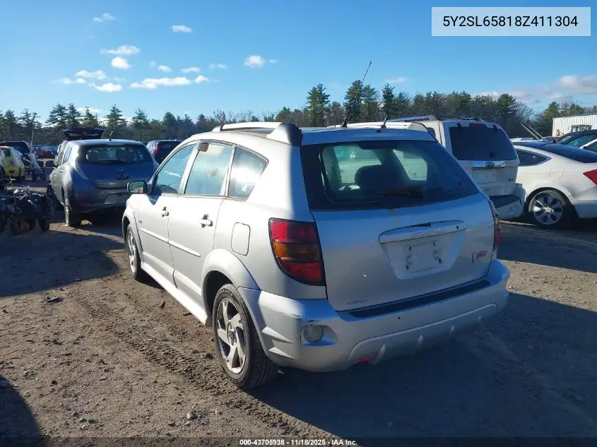 5Y2SL65818Z411304 2008 Pontiac Vibe
