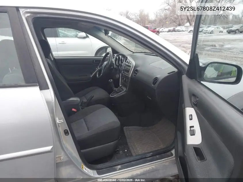5Y2SL67808Z412439 2008 Pontiac Vibe