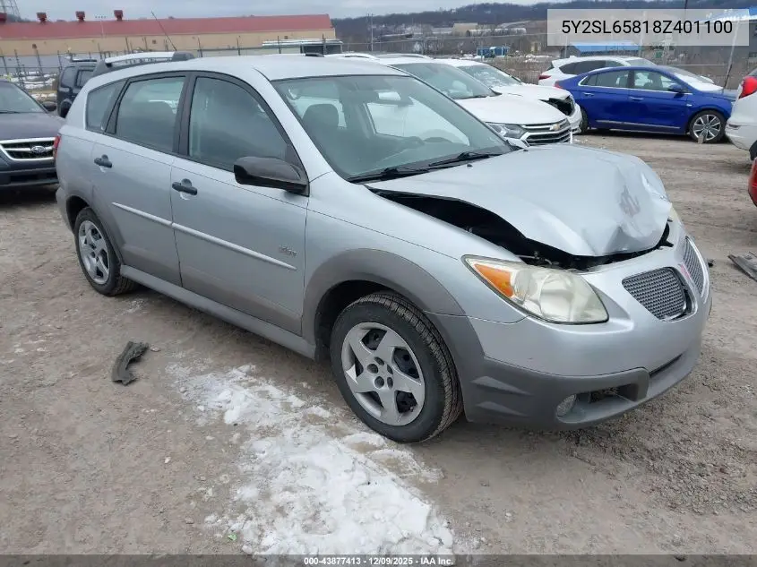 5Y2SL65818Z401100 2008 Pontiac Vibe