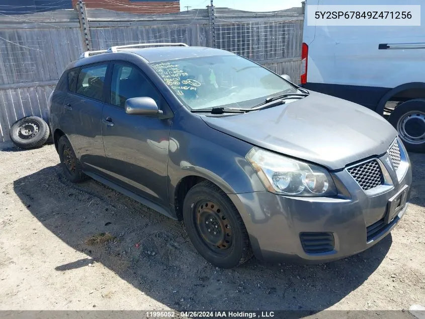 2009 Pontiac Vibe VIN: 5Y2SP67849Z471256 Lot: 11996052