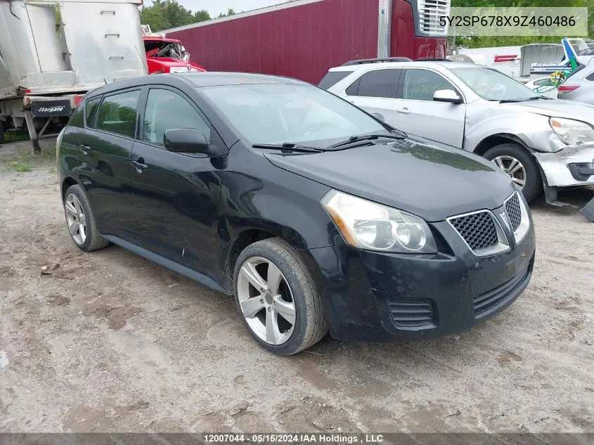 2009 Pontiac Vibe VIN: 5Y2SP678X9Z460486 Lot: 12007044