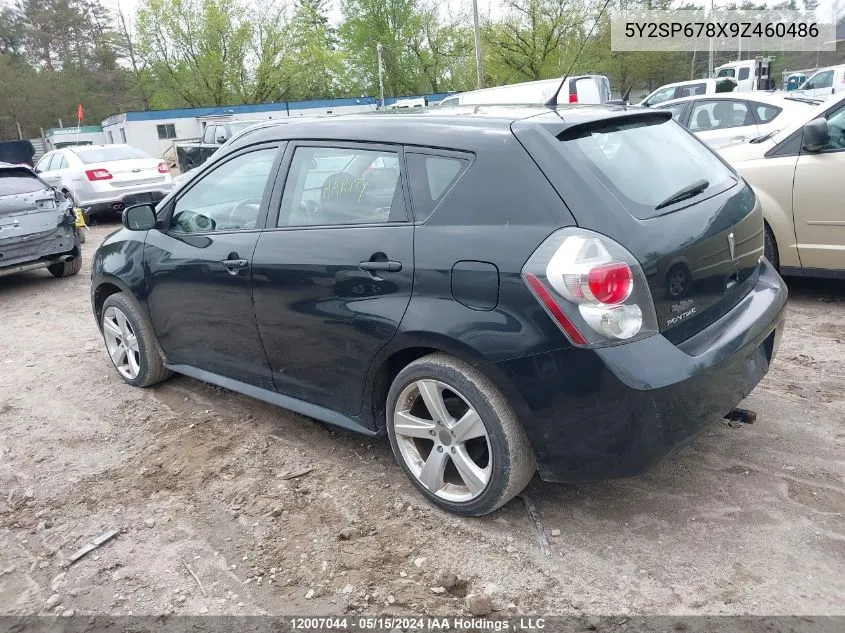 5Y2SP678X9Z460486 2009 Pontiac Vibe