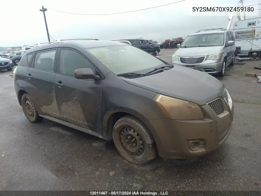 5Y2SM670X9Z459180 2009 Pontiac Vibe