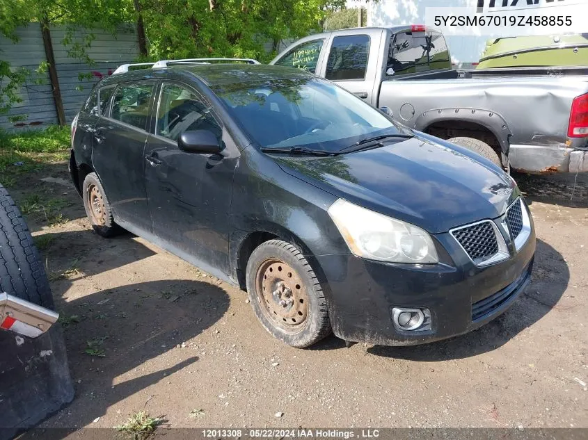 5Y2SM67019Z458855 2009 Pontiac Vibe