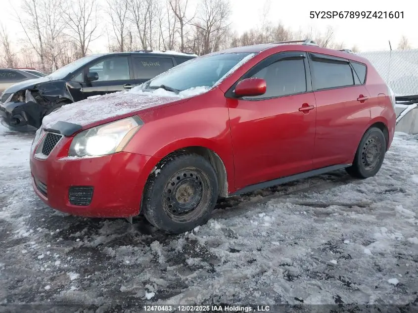 5Y2SP67899Z421601 2009 Pontiac Vibe