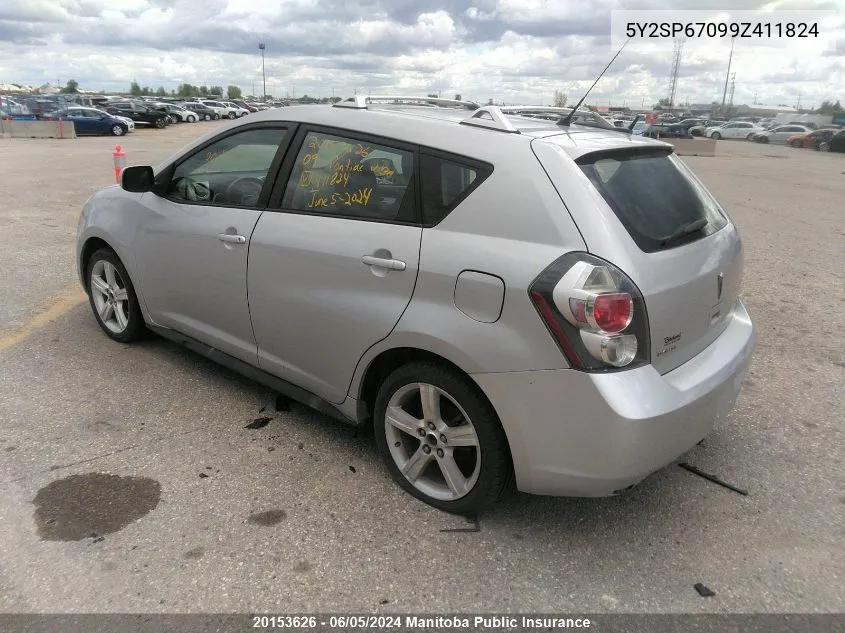 5Y2SP67099Z411824 2009 Pontiac Vibe