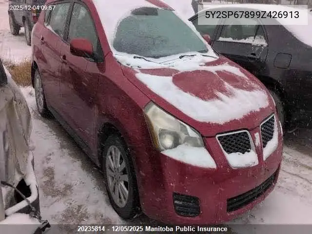 5Y2SP67899Z426913 2009 Pontiac Vibe