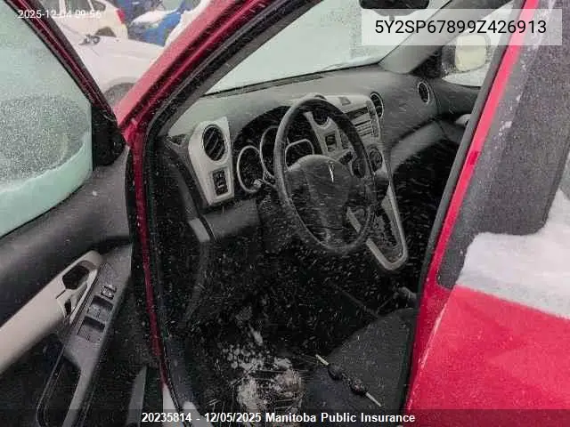 5Y2SP67899Z426913 2009 Pontiac Vibe