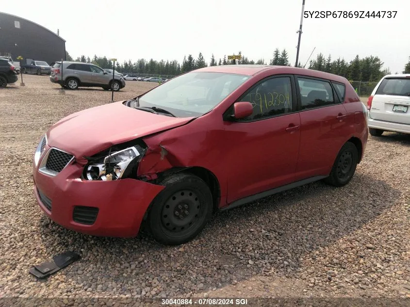 2009 Pontiac Vibe VIN: 5Y2SP67869Z444737 Lot: 30040884