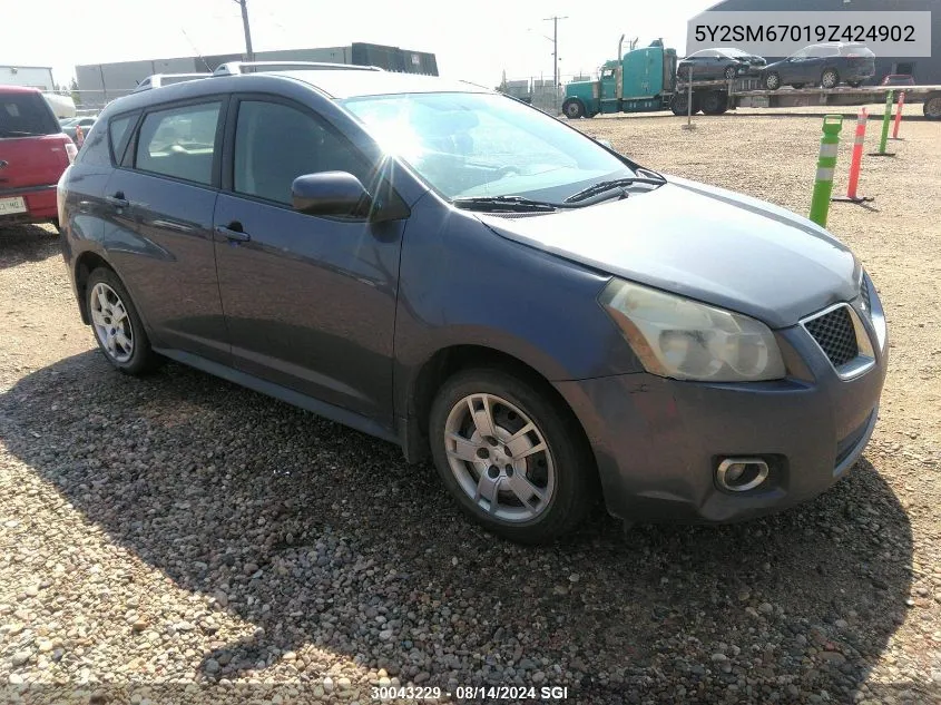 5Y2SM67019Z424902 2009 Pontiac Vibe