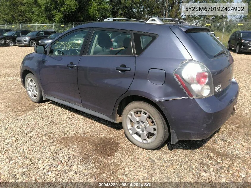 5Y2SM67019Z424902 2009 Pontiac Vibe