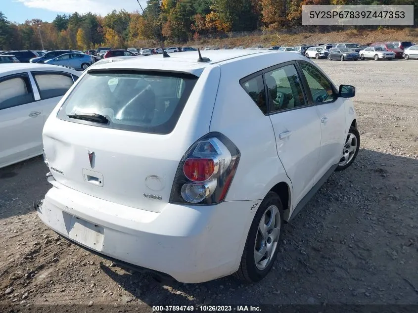 5Y2SP67839Z447353 2009 Pontiac Vibe W/1Sa