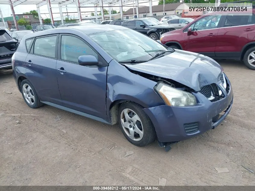 2009 Pontiac Vibe VIN: 5Y2SP67889Z470854 Lot: 39458212