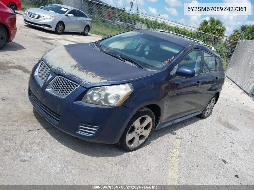 2009 Pontiac Vibe VIN: 5Y2SM67089Z427361 Lot: 39470364