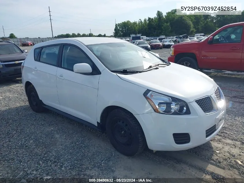 2009 Pontiac Vibe VIN: 5Y2SP67039Z452854 Lot: 39490632