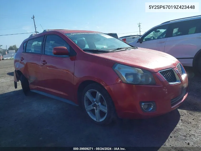 5Y2SP67019Z423448 2009 Pontiac Vibe