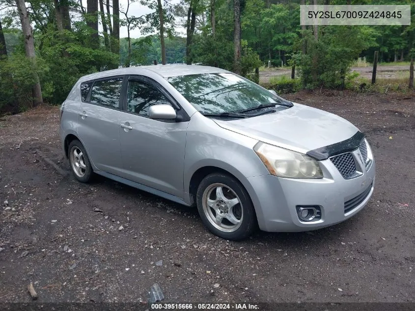 2009 Pontiac Vibe VIN: 5Y2SL67009Z424845 Lot: 39515666