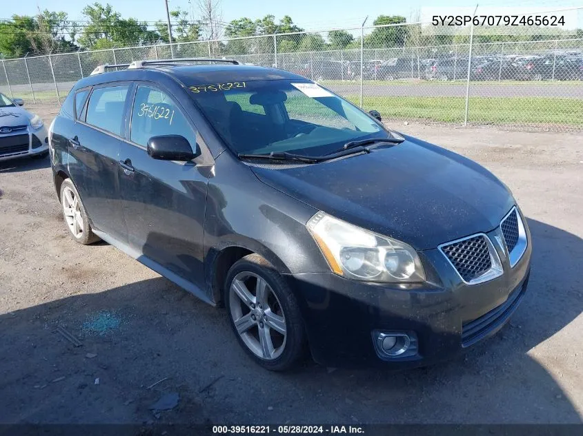 2009 Pontiac Vibe VIN: 5Y2SP67079Z465624 Lot: 39516221