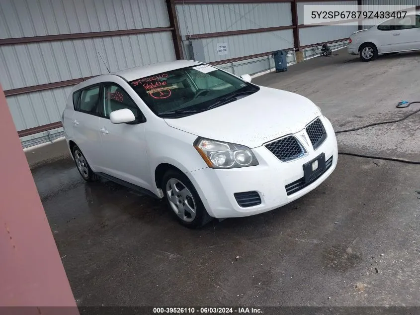 2009 Pontiac Vibe VIN: 5Y2SP67879Z433407 Lot: 39526110