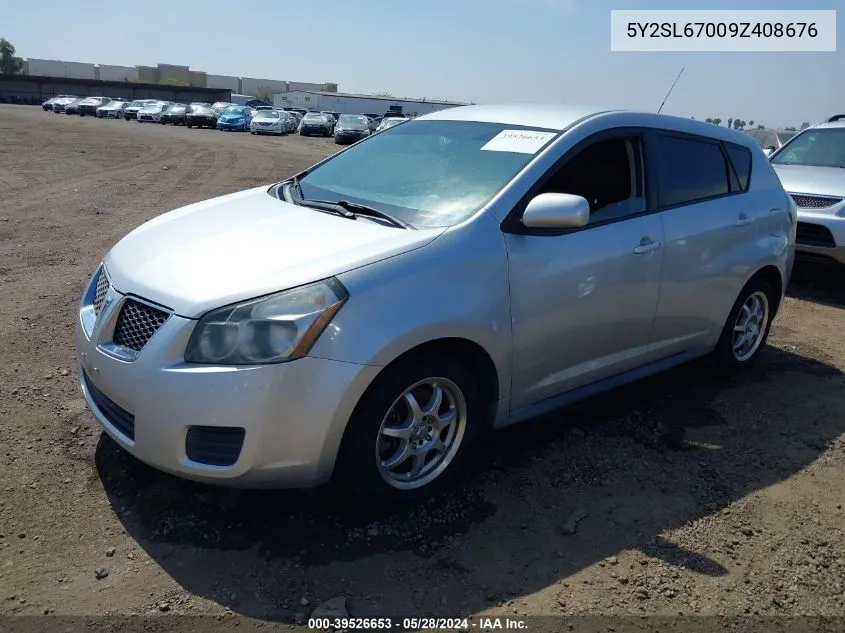 2009 Pontiac Vibe VIN: 5Y2SL67009Z408676 Lot: 39526653