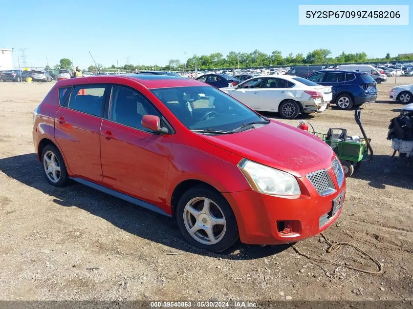 5Y2SP67099Z458206 2009 Pontiac Vibe