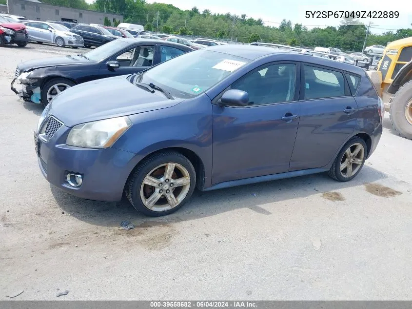 5Y2SP67049Z422889 2009 Pontiac Vibe