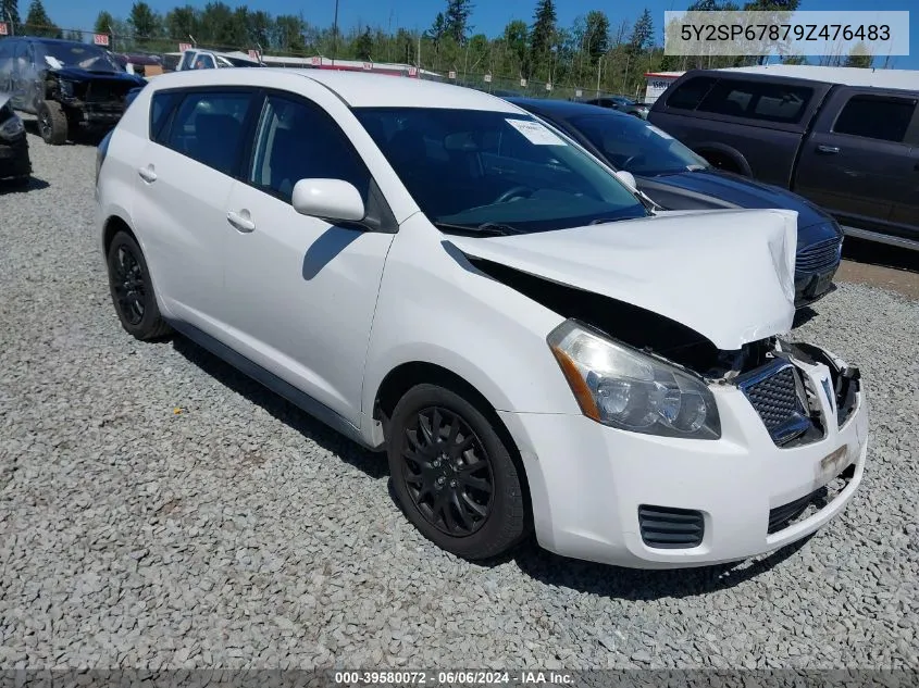 5Y2SP67879Z476483 2009 Pontiac Vibe