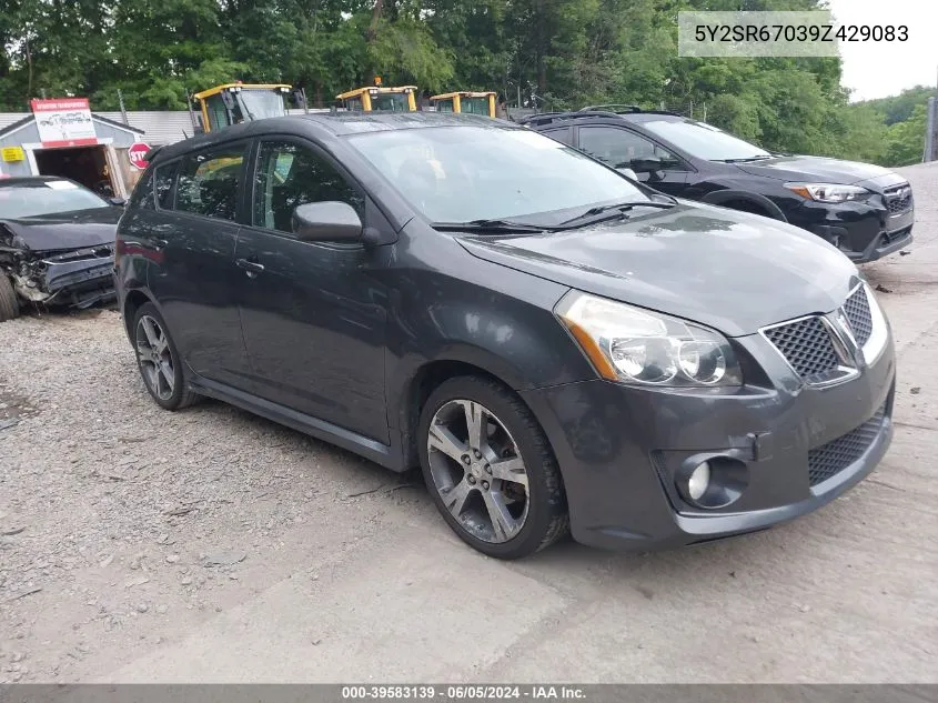 5Y2SR67039Z429083 2009 Pontiac Vibe Gt