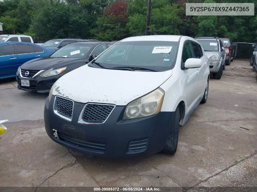 5Y2SP678X9Z447365 2009 Pontiac Vibe