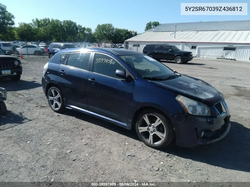 2009 Pontiac Vibe Gt VIN: 5Y2SR67039Z436812 Lot: 39597809