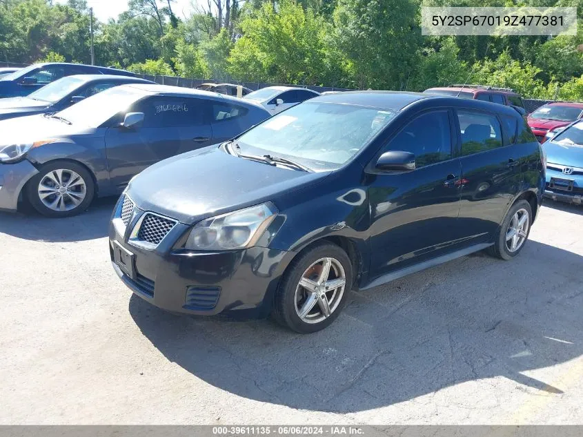 5Y2SP67019Z477381 2009 Pontiac Vibe