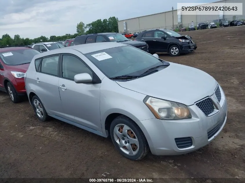 5Y2SP67899Z420643 2009 Pontiac Vibe